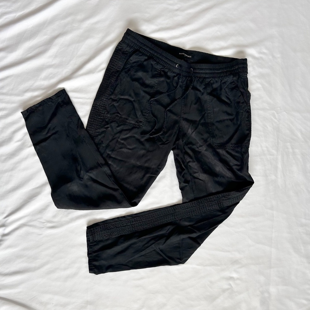 Banana Republic Tencel Utility Joggers Black sz S